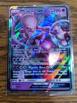 Pokemon TCG Mewtwo GX SM Black Star Promo SM196 Promo - Image 1
