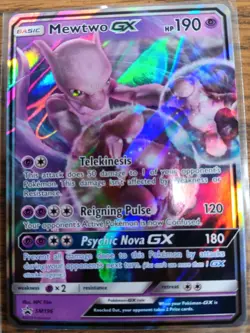 Pokemon TCG Mewtwo GX SM Black Star Promo SM196 Promo - Image 4