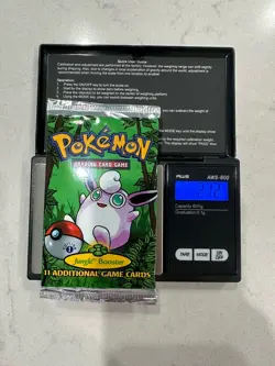 1999 First Edition Pokemon Jungle Booster Pack 21.2 Grams Wigglytuff Wotc 742818060639 - Image 1