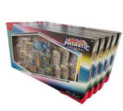 4x Pokemon Prismatic Evolutions Lucario EX and Tyranitar EX Premium Collections - Image 2