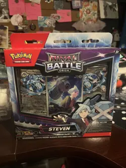 Pokemon Rival Battle Deck Steven's Beldum Illustration Metagross Ex New In Hand! - Image 1