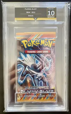 Pokemon TCG Black & White Plasma Blast Sealed Booster Pack Graded 10 Pristine - Image 1
