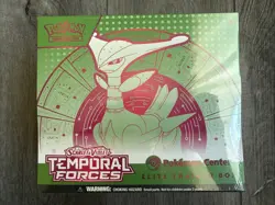 Pokemon Center ETB Temporal Forces Iron Leaves Sealed RARE USA CLEAN - Image 1