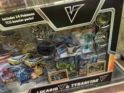 Pokemon TCG Lucario V & Tyranitar V Heavy Hitters Premium Collection Exclusive - Image 3