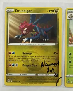 Miscut Alignment Dot Error x2 Breloom 004 Druddigon 113 Pokemon Brilliant Stars - Image 2