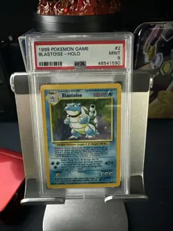 1999 POKEMON BASE SET UNLIMITED #2 BLASTOISE-HOLO PSA 9 - Image 1