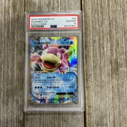 Graded PSA 10 2016 Pokemon XY Slowbro EX Evolutions #26 - Image 1