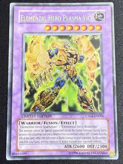Elemental HERO Plasma Vice Secret Rare 2007 Collectors Tin CT04-EN006 NM - Image 1