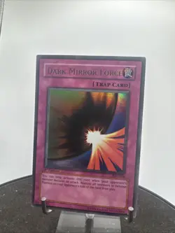 YuGiOh - Dark Mirror Force IOC-054 Ultra Rare - 1st Edition NA English Vintage - Image 1