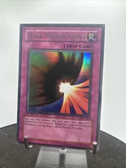 YuGiOh - Dark Mirror Force IOC-054 Ultra Rare - 1st Edition NA English Vintage - Image 2