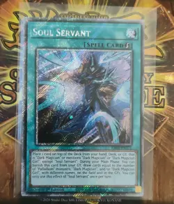 Yu-Gi-Oh! Soul Servant RA03-EN271 Platinum Secret Rare 1st Edition - Image 1
