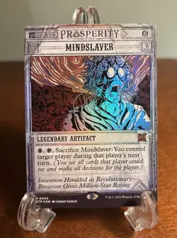 MTG Mindslaver Outlaws of Thunder Junction Breaking News Foil OTJ Showcase Magic - Image 1