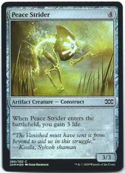 MTG Magic The Gathering Double Masters FOIL #280/332...PEACE STRIDER.....NP - Image 1