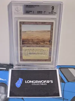 MTG - Savannah - Dual Lands - Revised Edition 1994 - BGS 9 Graded - Reserved - Image 1