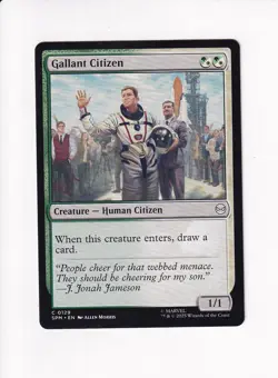 MAGIC THE GATHERING MTG MARVEL'S SPIDER-MAN GALLANT CITIZEN (#4) - Image 1