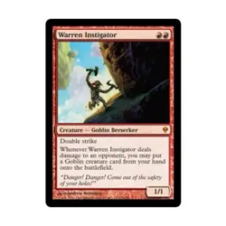 WOTC MtG Zendikar Warren Instigator (MR) NM - Image 1