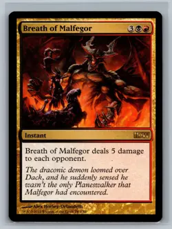 Magic MTG Media Promos Breath of Malfegor (IDW Comics 2012) #P8 Promo TCG CCG - Image 1