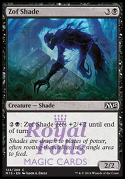 Zof Shade 4x FOIL MTG M15 Core Set Common MINT black - Image 1