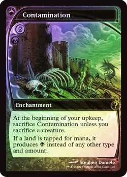 MTG - Contamination - Foil - Future Sight Frame - MB2 - Magic the Gathering - Image 1