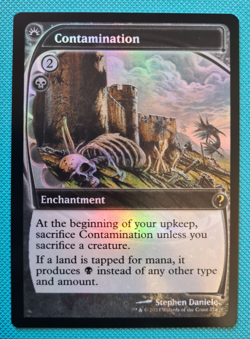 MTG - Contamination - Foil - Future Sight Frame - MB2 - Magic the Gathering - Image 2