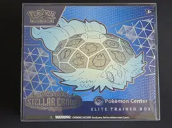 Stellar Crown - Pokemon Center ETB + FREE PROTECTOR (NEW/SEALED) - Image 1