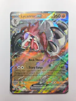 Lycanroc ex 117/193 Paldea Evolved Double Rare LP Pokemon Tcg - Image 1