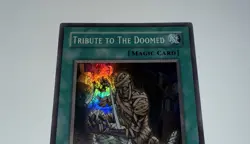 Yugioh Tribute to the Doomed MRD-057 1st Edition Super Rare NA PRINT (NM+) - Image 3