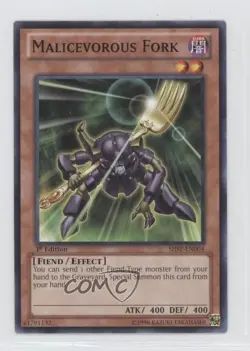 Malicevorous Fork 1st Ed. YuGiOh Shadow Specters #SHSP-EN004 - Image 1
