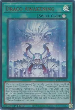 Draco Awakening DOOD-EN064 Ultra Rare Yugioh Doom of Dimensions - Image 1