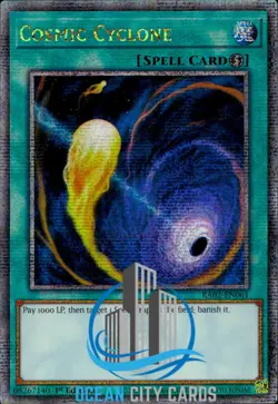 Yugioh Cosmic Cyclone RA02-EN061 Quarter Rare 1st Edition - Image 1