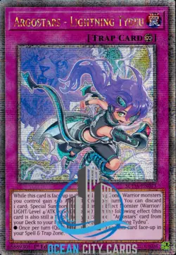 Yugioh Argostars - Lightning Tydeu SUDA-EN071 Quarter Century Rare 1st Edition - Image 1