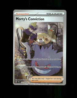 Custom HOLO Morty's Conviction Trainer GENGAR Card READ DESCRIPTION BELOW - Image 1