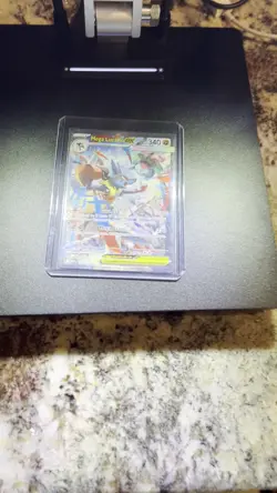 Mega Lucario Ex Alternate Art 179/132 Mega Evolution Secret Rare Pokemon Card NM - Image 2