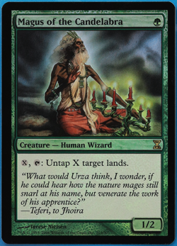 Magus of the Candelabra FOIL Time Spiral MINT Green Rare CARD (503618) ABUGames - Image 1