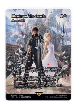 Blessing of the Oracle Akroma's Will (Showcase) M 0021 Regular Final Fantasy MTG - Image 1