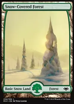 MRM FR/VF For�t enneig�e (Snow-Covered Forest) MTG magic MH1 - Image 1