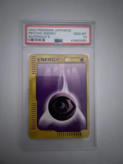 PSA 10 Gem Mint Psychic Energy McDonald's e Minimum Japanese Pokemon Card - Image 1
