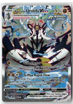 POKEMON BATTLE STYLES RAPID STRIKE URSHIFU VMAX ALTERNATE ART 170/163 TCG HOLO - Image 1