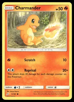 2019 Sun & Moon - Team Up Charmander Basic/Common #11 - Image 1