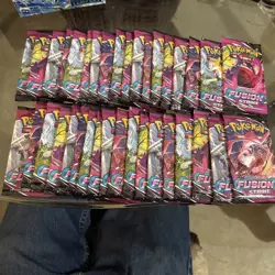 POKEMON 36 FUSION STRIKE FACTORY SEALED BOOSTER PACKS 9x Art Sets Box Equivalent - Image 1