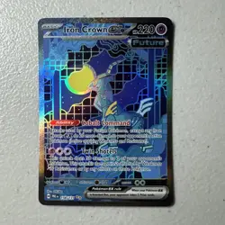 2025 Pokemon SV Prismatic Evolutions - PRE EN #158/131 Iron Crown ex - Image 1