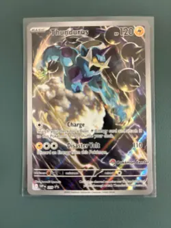 Pokemon Thundurus Promo - SVP 209 - Pokemon Center Stamped (Black Bolt) - Image 1