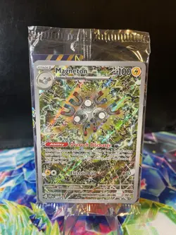 Pokemon - Surging Sparks - Magneton SVP 159 Black Star Rare Promo - SEALED - Image 1