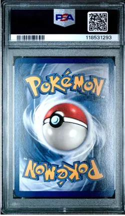 1999 Pokemon Lapras 10/62 Fossil Holo PSA 8 - Image 2