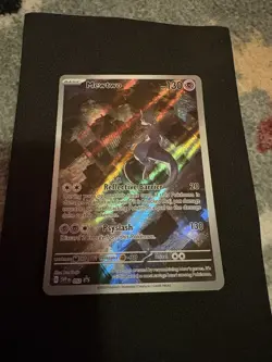 Pokemon Mewtwo TCG Illustration Rare SVP052 151 Black Star Promo Card - Image 1