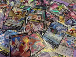Pokemon Card Joblot Bundle of 60x EX & V's - Image 1