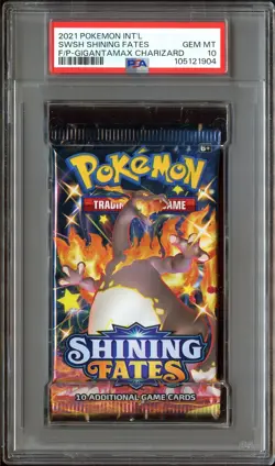 PSA 10 GEM MINT Shining Fates SEALED Booster Pack Pokemon Card 904 - Image 2
