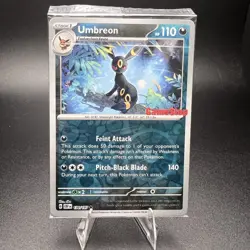 Umbreon 130/197 - OBF GameStop Stamp - Reverse Holo - Sealed Promo Pokemon Card - Image 1