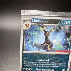 Umbreon 130/197 - OBF GameStop Stamp - Reverse Holo - Sealed Promo Pokemon Card - Image 2