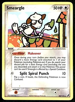 Smeargle Unseen Forces NM, 48/115 Pokemon Card - Image 1